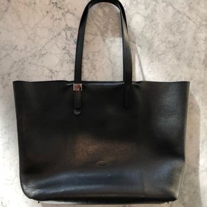 Everlane Petra Market Tote - Black Leather